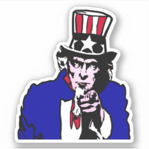 Oom Sam USA Sticker
