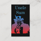Oom Sam Visitekaartje (Achterkant)