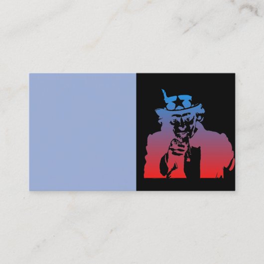 Oom Sam Visitekaartje (Voorkant)