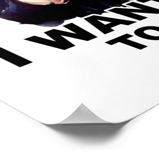 Oom Sam WANT JULLIE Stfu Poster (Hoek)