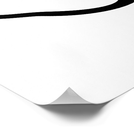 Oom Sam We willen dat je lijntekening maakt Poster (Hoek)