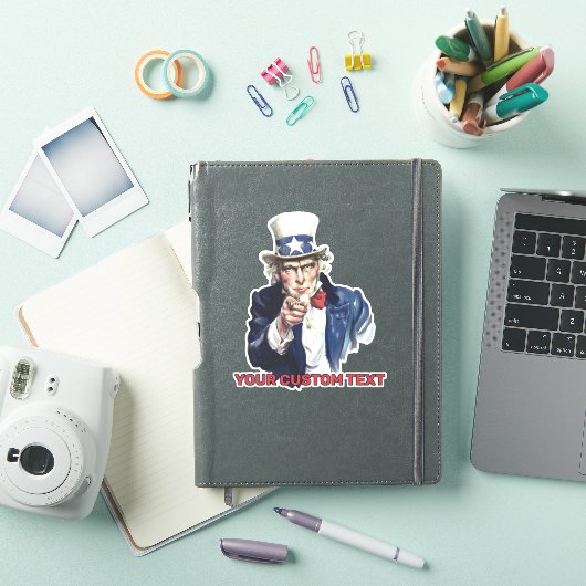 Oom Sam Werving Sticker (iPad Cover)