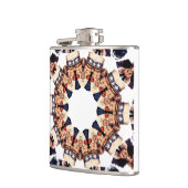 Oom Sam Wijzend Vinger Kaleidoscoop Heupfles (Links)