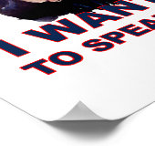 Oom Sam WIL DAT JE Engels spreekt Poster (Hoek)