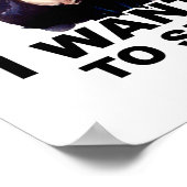 Oom Sam WIL DAT JE JE OPSCHUT Poster (Hoek)