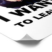 Oom Sam WIL DAT JE ME ALLEEN VERLAAT Poster (Hoek)