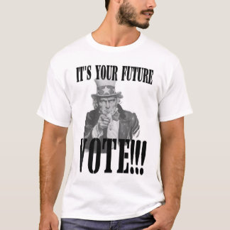 Oom Sam wil dat je stemt!!! T-shirt