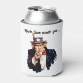 Oom Sam wil je Blikjeskoeler (Blikje Voorkant)