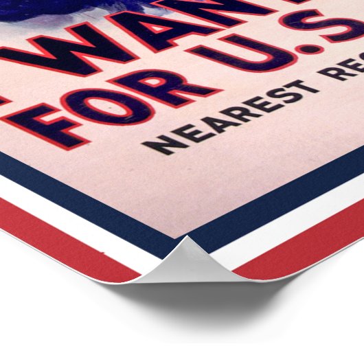 Oom Sam wil je. Poster (Hoek)