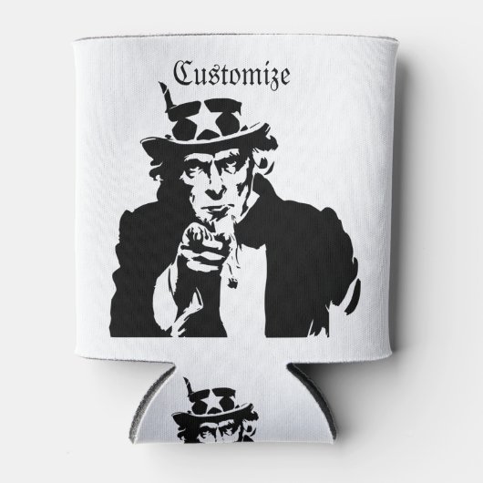 Oom Sam wil je Thunder_Cove Blikjeskoeler (Voorkant)