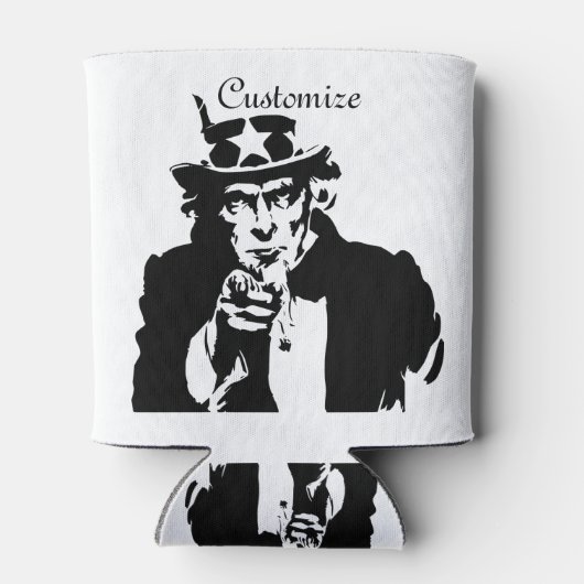 Oom Sam wil je Thunder_Cove Blikjeskoeler (Achterkant)