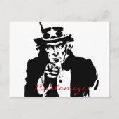 Oom Sam wil je Thunder_Cove Briefkaart (Voorkant)