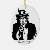 Oom Sam wil je Thunder_Cove Keramisch Ornament (Rechts)