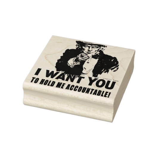 Oom Sam wil worden aangehouden Rubberstempel (Stempel)