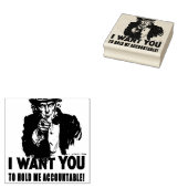 Oom Sam wil worden aangehouden Rubberstempel (Gestempeld)