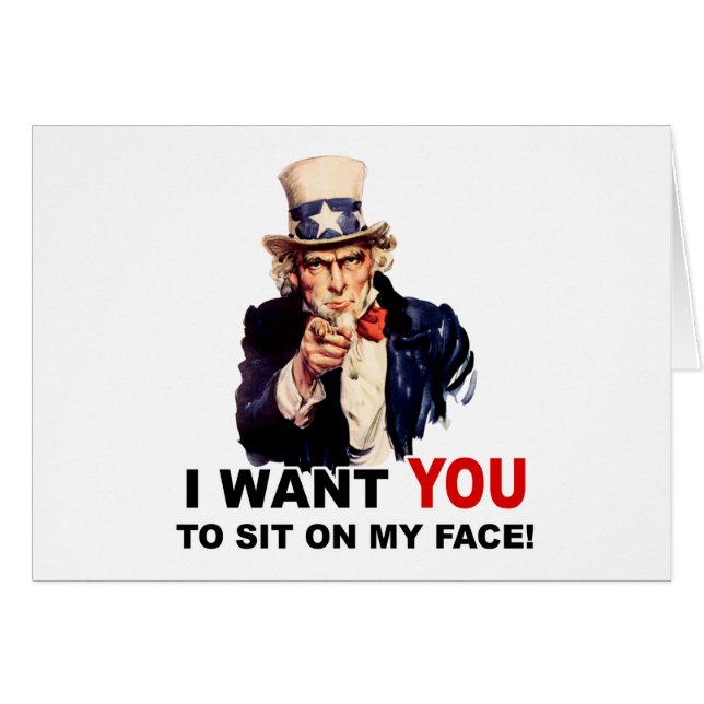 Oom Sam WILT DAT JE OP HET GEZICHT ZIT (Voorkant Horizontaal)