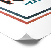 Oom Sam (wit) Poster (Hoek)