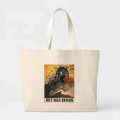 Oom Sam World War 2 Bag Grote Tote Bag (Voorkant)