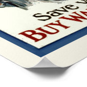 Oom Sam WW1-oorlogszegelschijf Poster (Hoek)