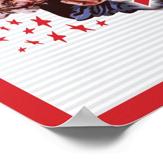 Oom Sam "You Belong here"-Poster Poster (Hoek)