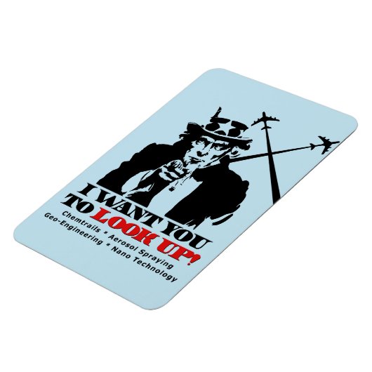 Oom Sam zegt dat ik wil dat je opkijkt Magneet (Linkerzijde)