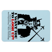 Oom Sam zegt dat ik wil dat je opkijkt Magneet (Horizontaal)