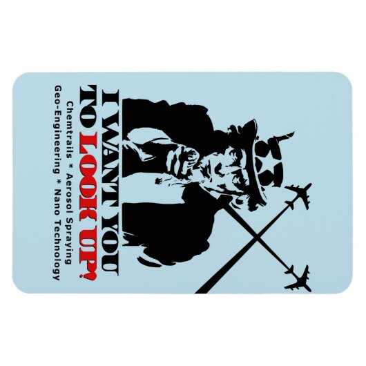 Oom Sam zegt dat ik wil dat je opkijkt Magneet (Horizontaal)