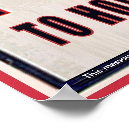 Oom Sam zegt: "Hou me verantwoording af" Poster (Hoek)