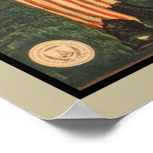 Oom Sam zegt: tuin om voedselkosten te verlagen Poster (Hoek)