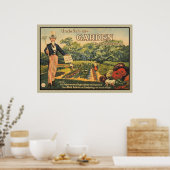 Oom Sam zegt: tuin om voedselkosten te verlagen Poster (Keuken)
