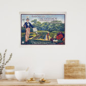 Oom Sam zegt: tuin om voedselkosten te verlagen Poster (Keuken)