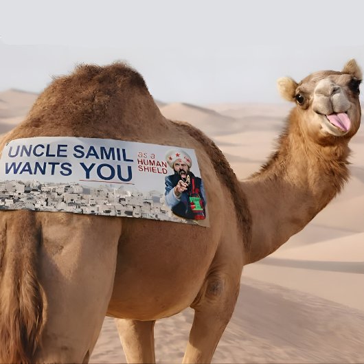 Oom Samil wil jou bumpersticker