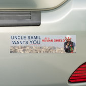 Oom Samil wil jou bumpersticker (Op auto)