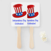 Oom Sams Pet Handwaaier (Voorkant en achterkant)