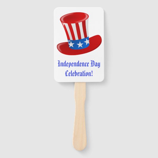 Oom Sams Pet Handwaaier (Voorkant)