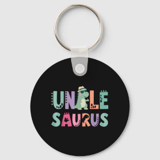 Oom Saurus Papa Dinosaur 3e Verjaardag T-Rex Sleutelhanger