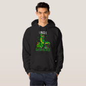 oom Saurus Rex St Patrick S Day Leprechaun Dinos Hoodie (Voorkant volledig)