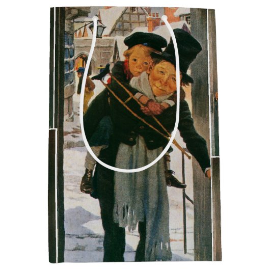 oom Scrooge Bag Medium Cadeauzakje (Voorkant)