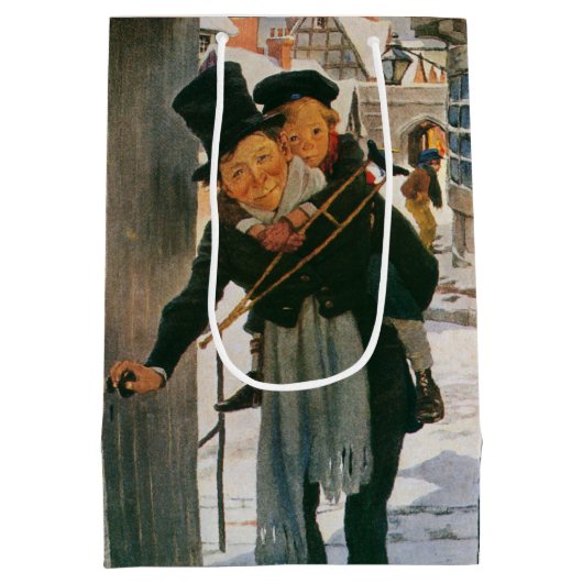 oom Scrooge Bag Medium Cadeauzakje (Achterkant)