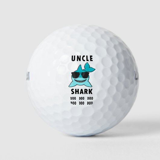 OOM SHARK Doo Doo Doo Golfballen (Voorkant)