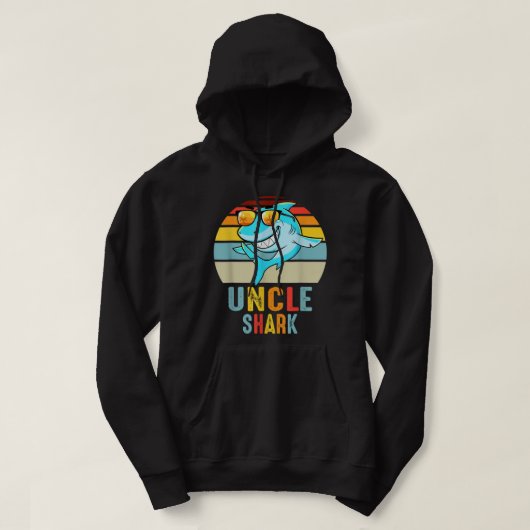 Oom Shark oom Moederdag T-Shir Hoodie (Design voorkant)