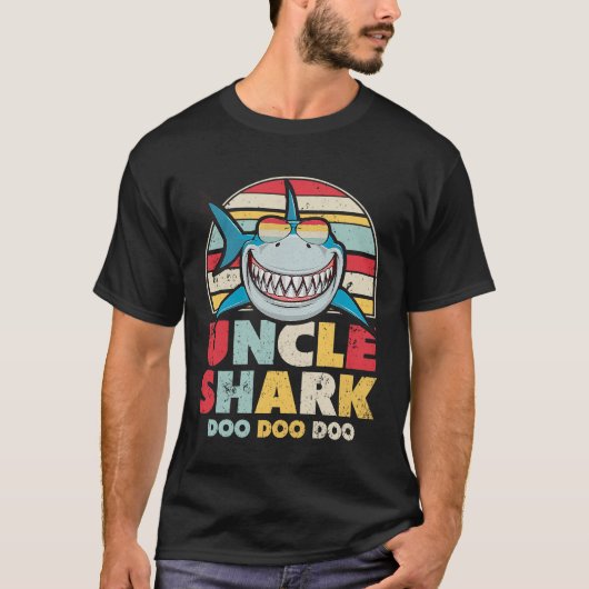 Oom Shark Shirt, geschenk voor inktvissen T-shirt (Voorkant)