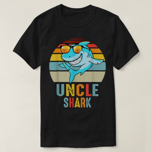 Oom Shark Shirt Shark Family Happy Moederdag (Design voorkant)