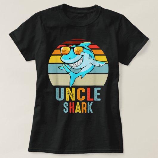 Oom Shark Shirt Shark Family Happy Moederdag (Design voorkant)
