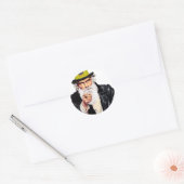 oom Shmuel Ronde Sticker (Envelop)