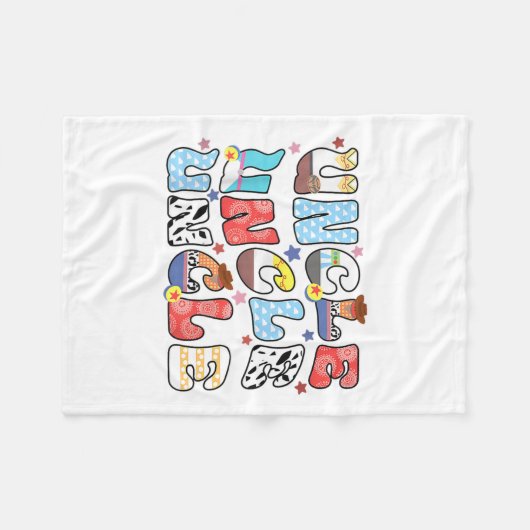 Oom Speelgoed Grappig verhaal Opa Vaders Dag Vrouw Fleece Deken (Voorkant (Horizontaal))