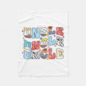 Oom Speelgoed Grappig verhaal Opa Vaders Dag Vrouw Fleece Deken (Voorkant)