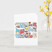 Oom Speelgoed Grappig verhaal Opa Vaders Dag Vrouw Kaart (Gele Bloem)