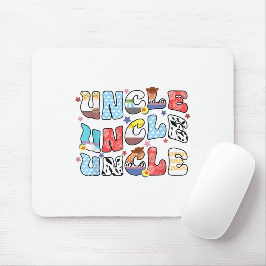 Oom Speelgoed Grappig verhaal Opa Vaders Dag Vrouw Muismat (Met muis)