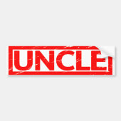 oom Stamp Bumpersticker (Voorkant)